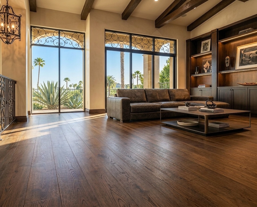Hardwood flooring installation