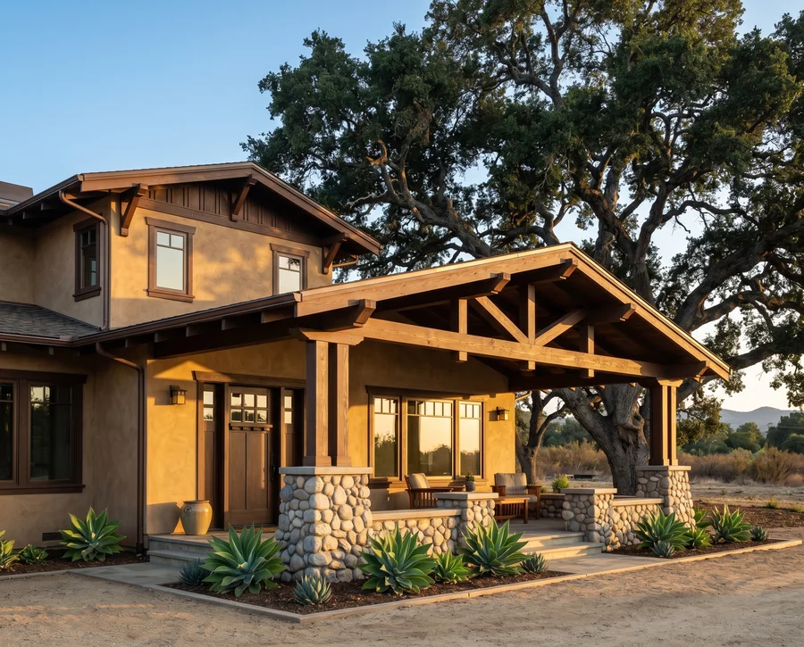 Inland San Diego custom home on a wooded lot