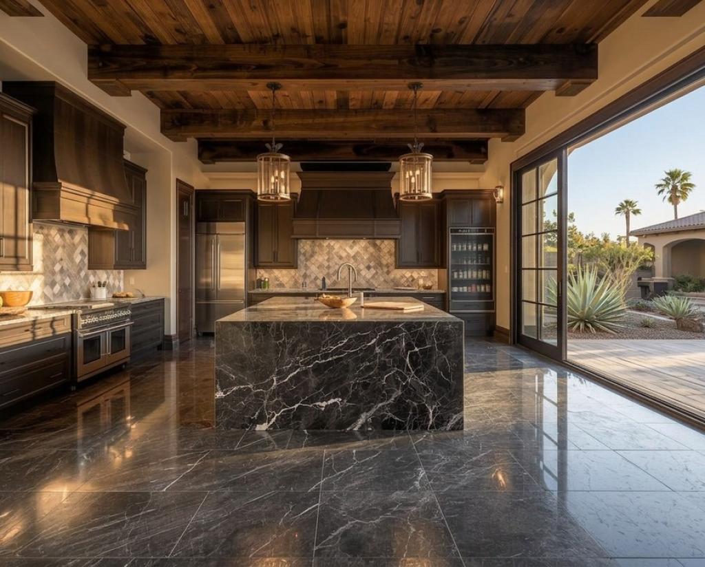 Intricate architectural details and millwork