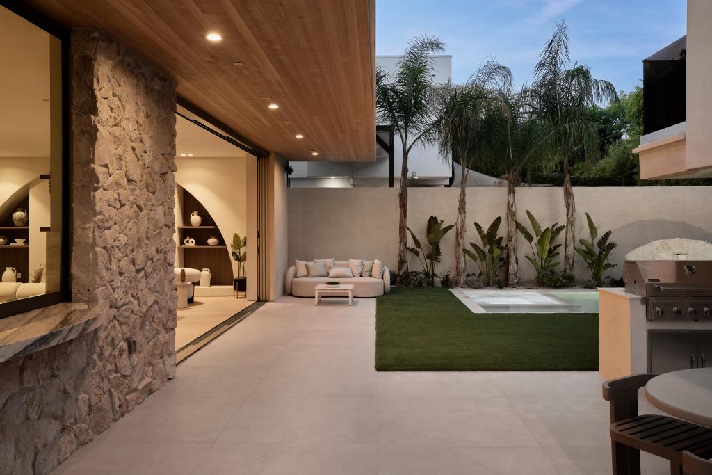 Flawless flooring transitions in a remodeled space