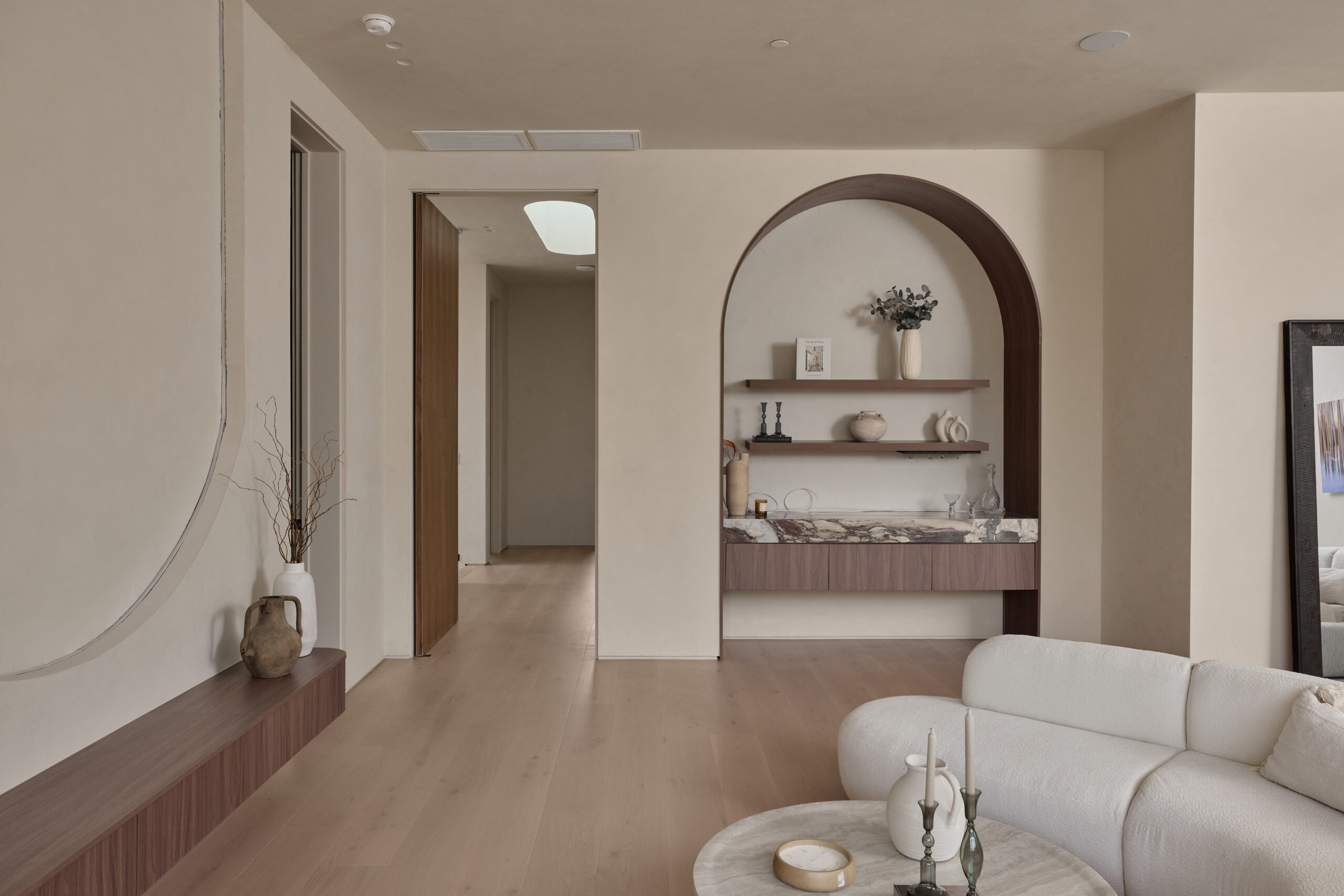 Architectural blueprint and craftsmanship details