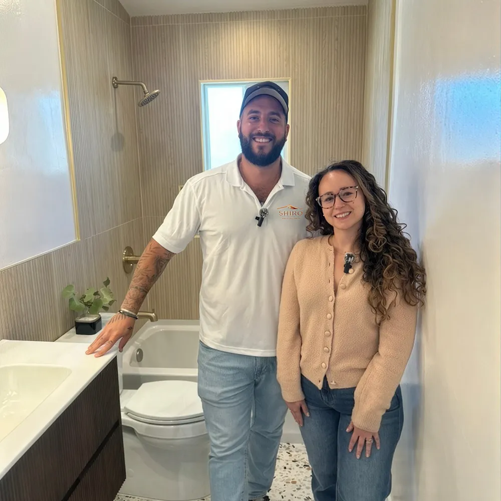 Custom kitchen remodel with quartz island