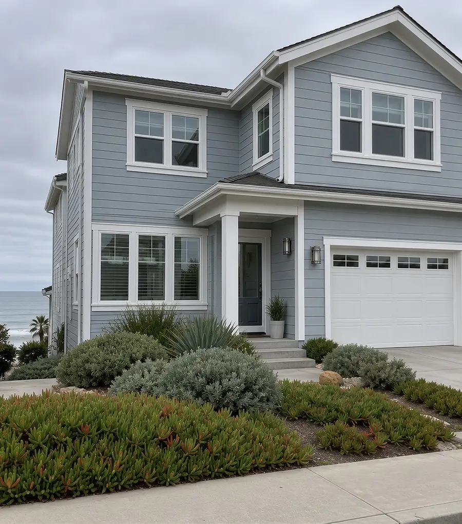 Coastal window replacement on a San Diego home by Shiro Builders Group